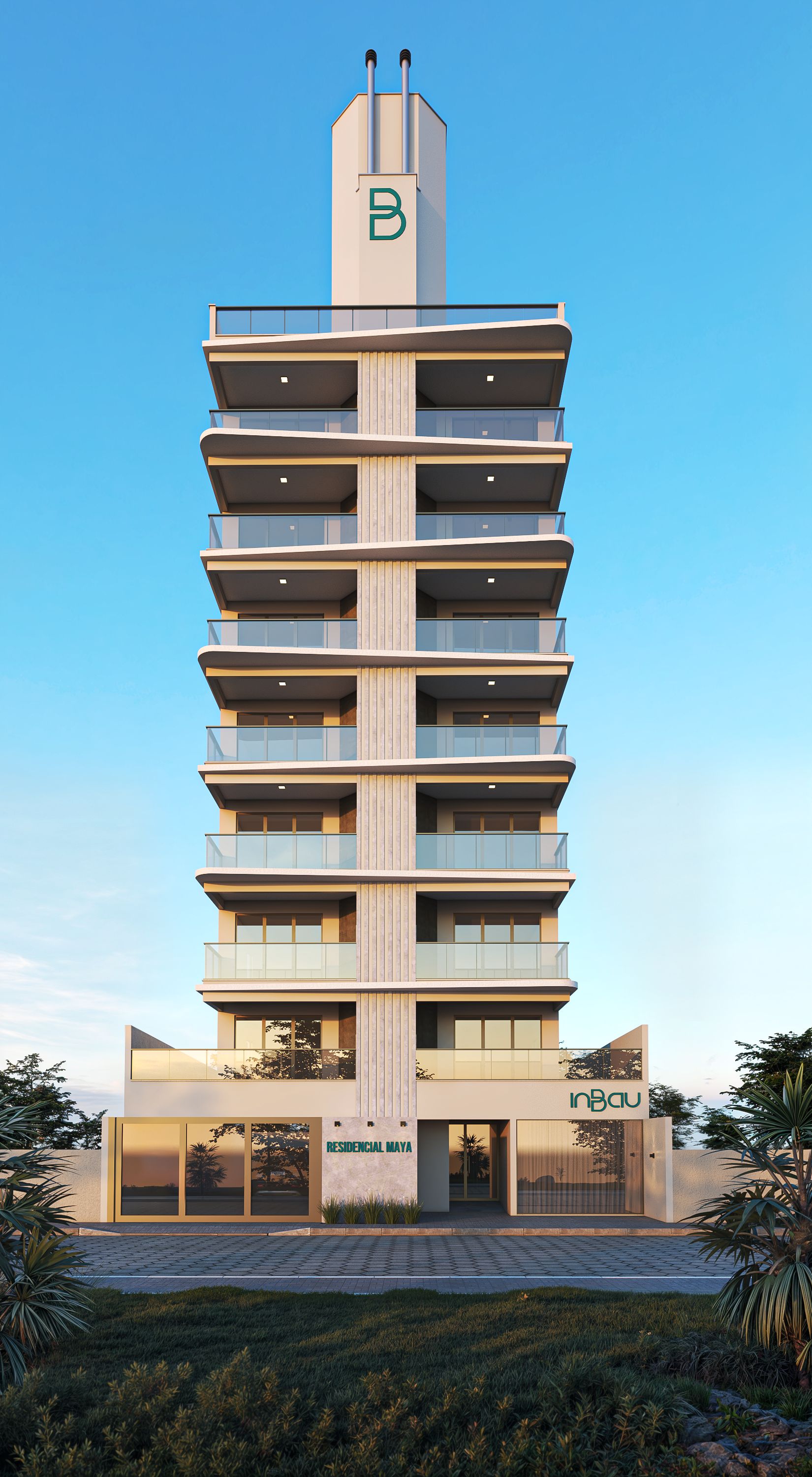 Fachada RESIDENCIAL MAYA